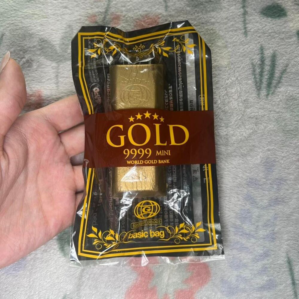 IBLOOM Mini Gold Bar Kawaii Squishy